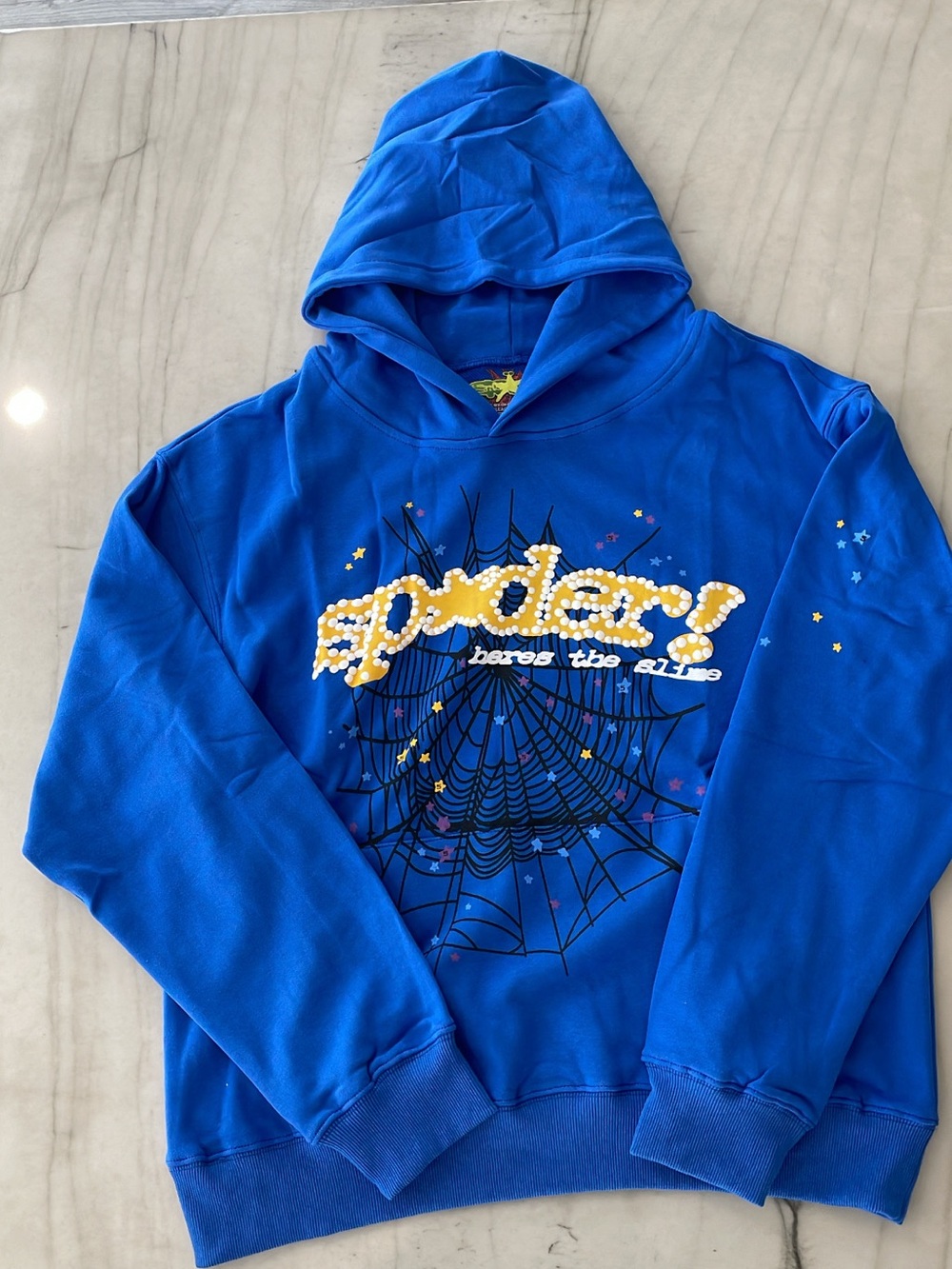 Sp5der Hooie Yellow and Blue